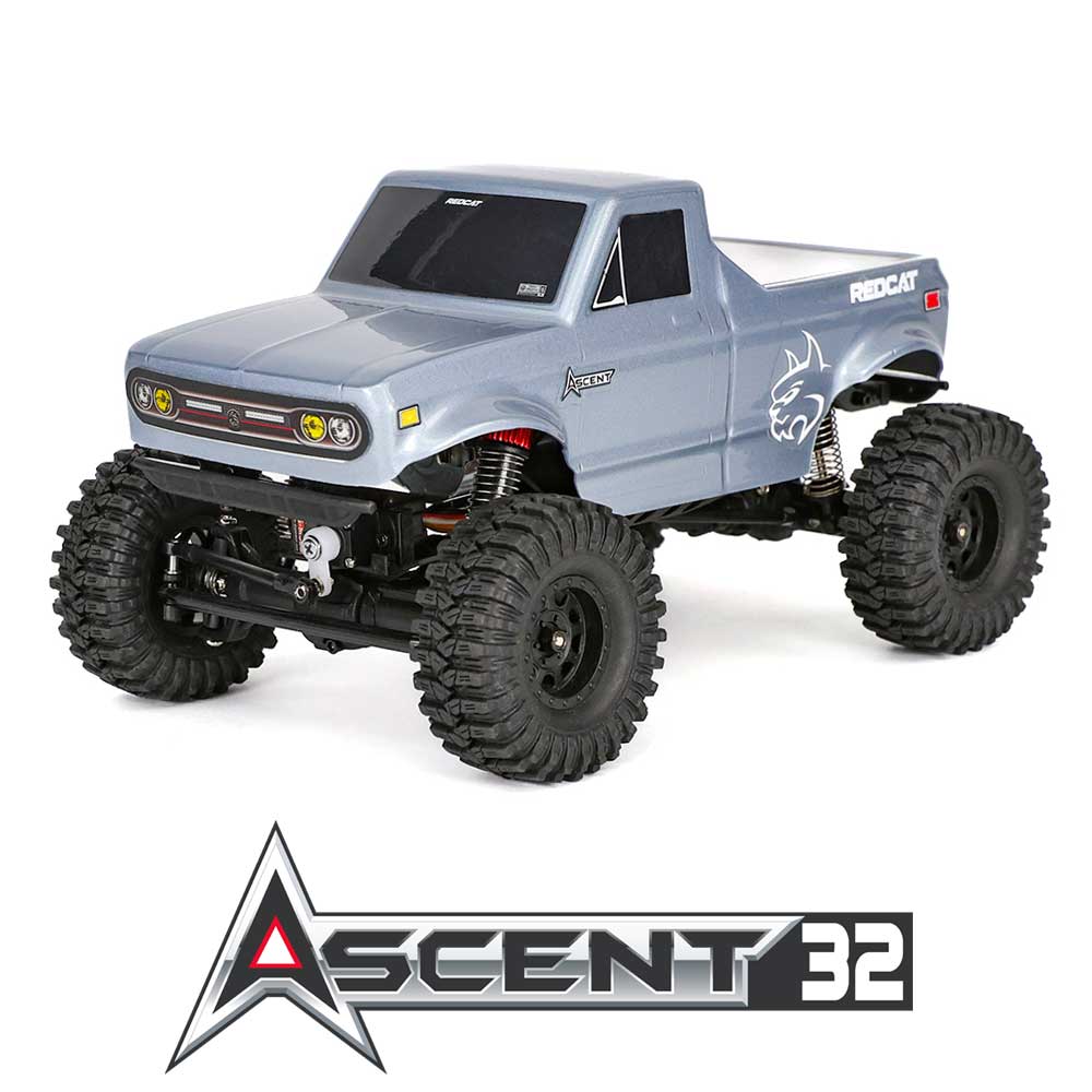 Redcat Ascent-32 - 1/32 Scale Brushed RTR Electric Rock Crawler Graphite RER40390