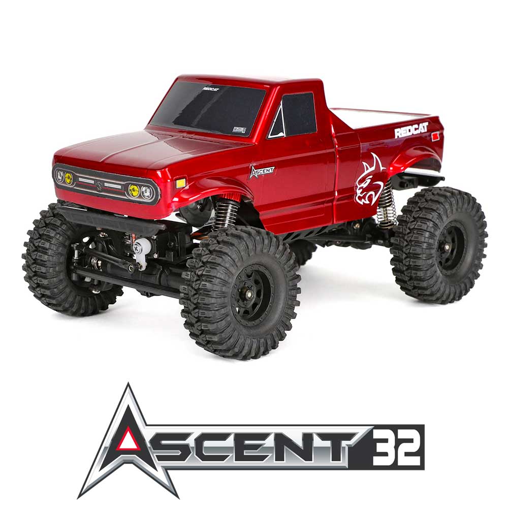 Redcat Ascent-32 - 1/32 Scale Brushed RTR Electric Rock Crawler RED RER40391