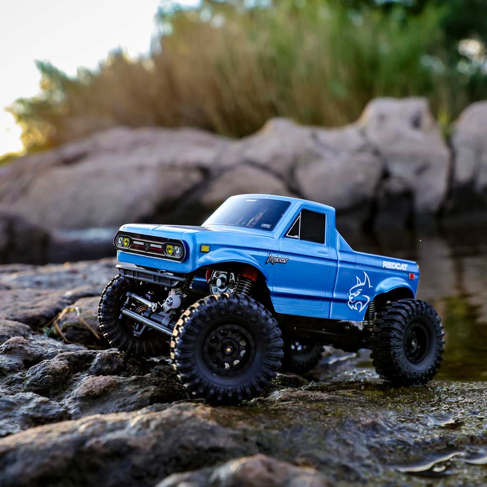 Redcat Ascent-32 - 1/32 Scale Brushed RTR Electric Rock Crawler Blue RER40392
