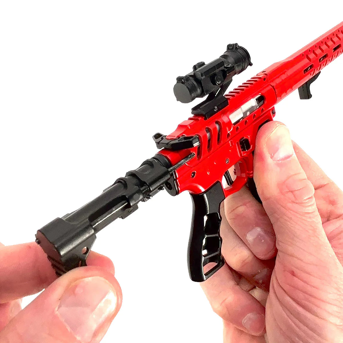 GOATGUNS 1:3 AR15 Skeleton Model Red