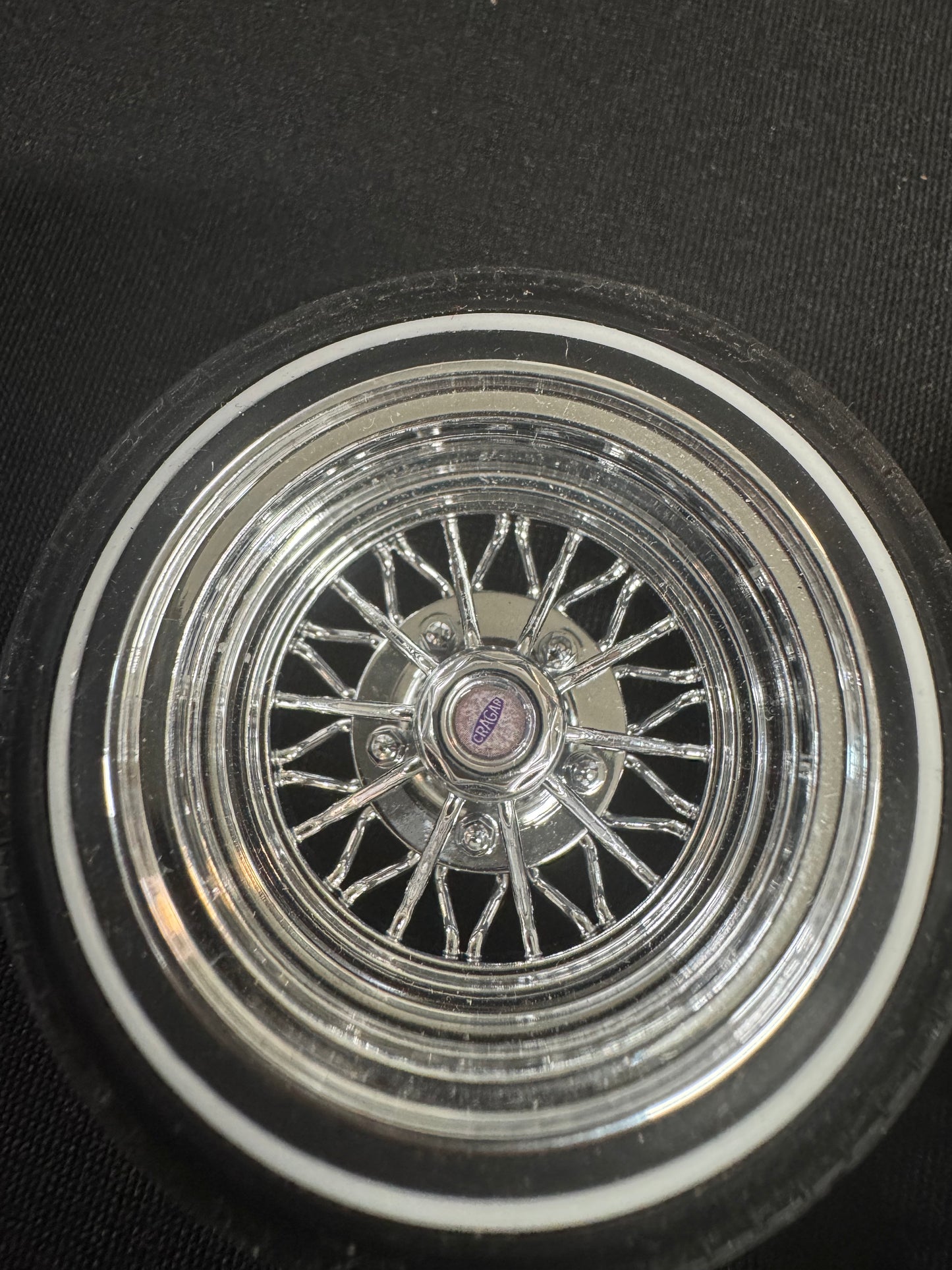 old school 3d printed wire wheels for show