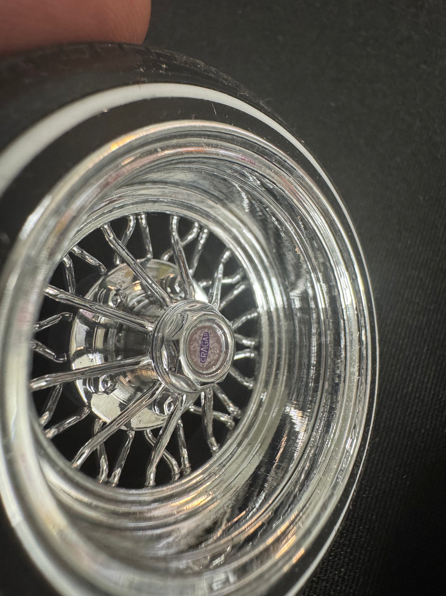 old school 3d printed wire wheels for show