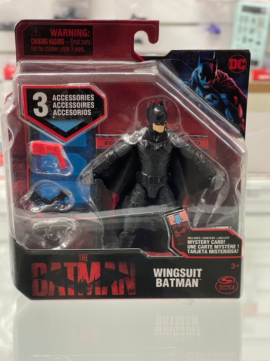 DC The Batman 4' FIGURE Wingsuit Spin Master Toy 2022 Sealed