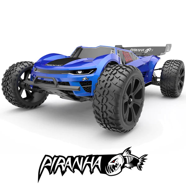 Redcat Piranha TR10 RC Car - 1:10 Brushed 2WD Electric Truggy RER10771