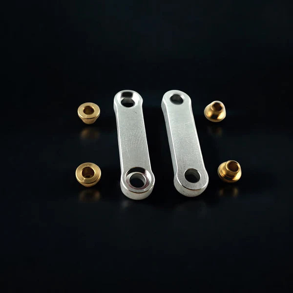 RC HOP SHOP Aluminum Transfer Rods W/Top Hat Bushings