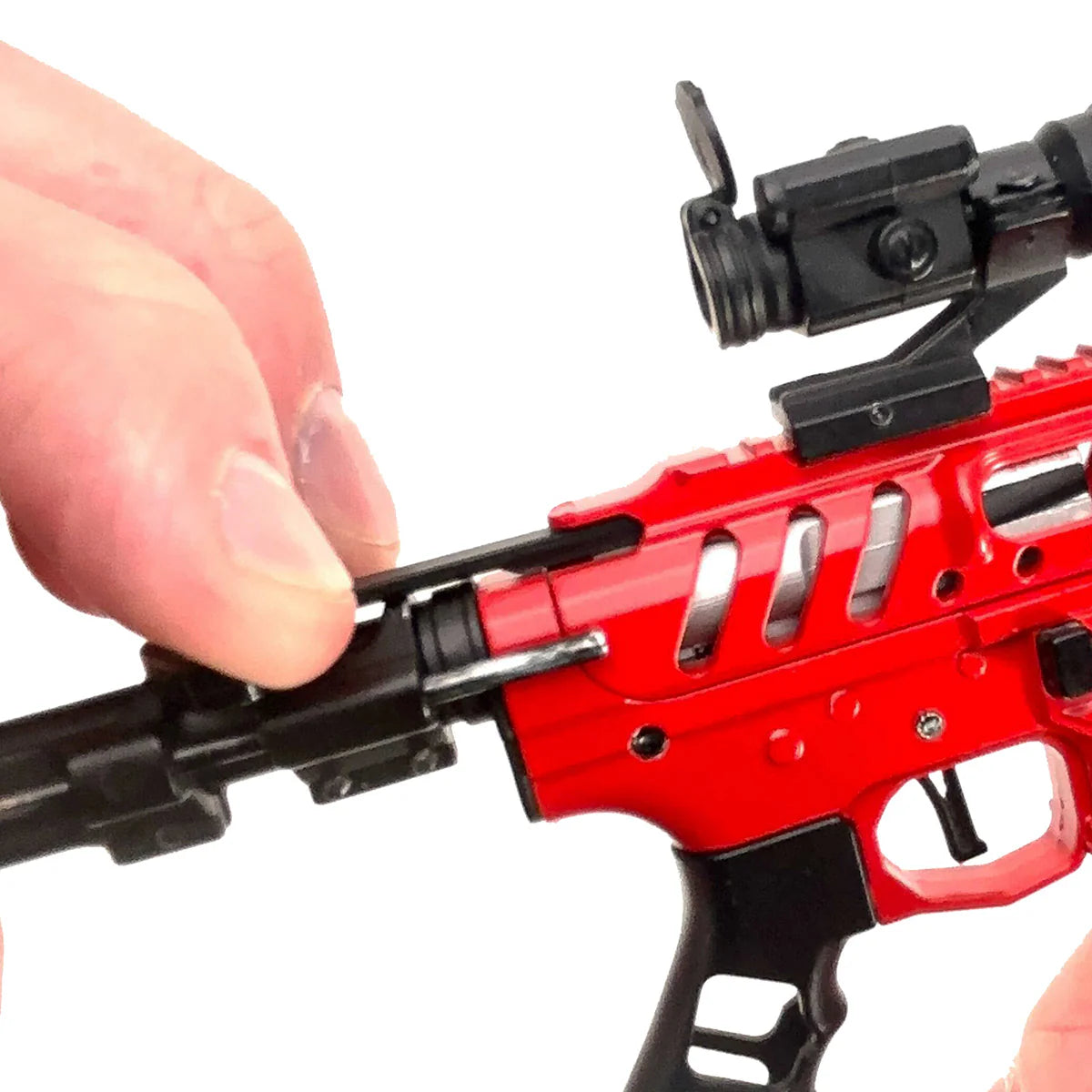 GOATGUNS 1:3 AR15 Skeleton Model Red
