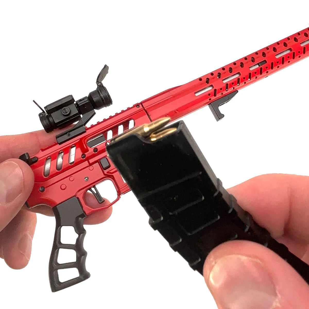 GOATGUNS 1:3 AR15 Skeleton Model Red
