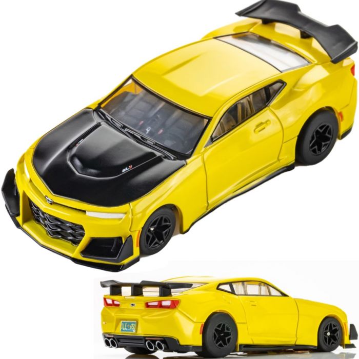 AFX 2021 Chevy Camaro 1LE Shock Yellow HO Scale Slot Car 22075 AFX22075