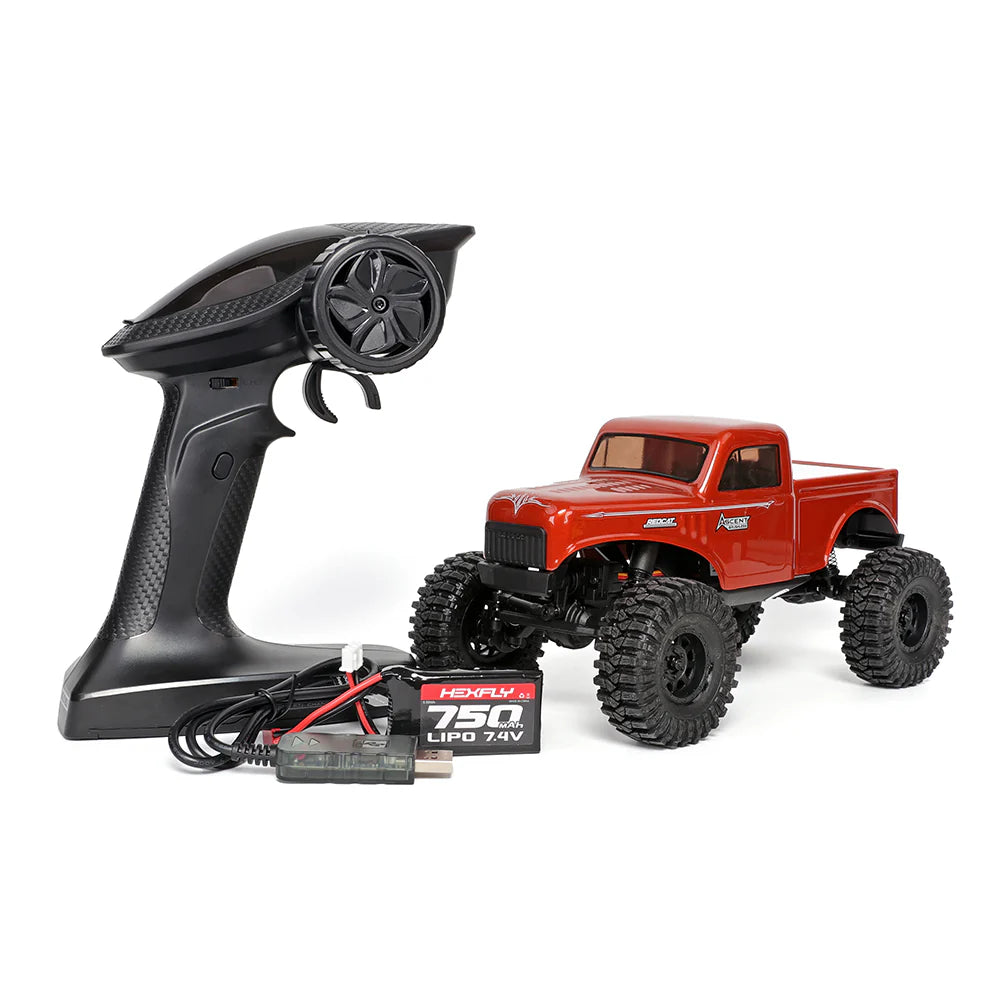 Redcat Ascent-18 Brushless - 1/18 Scale Brushless Electric Rock Crawler Orange