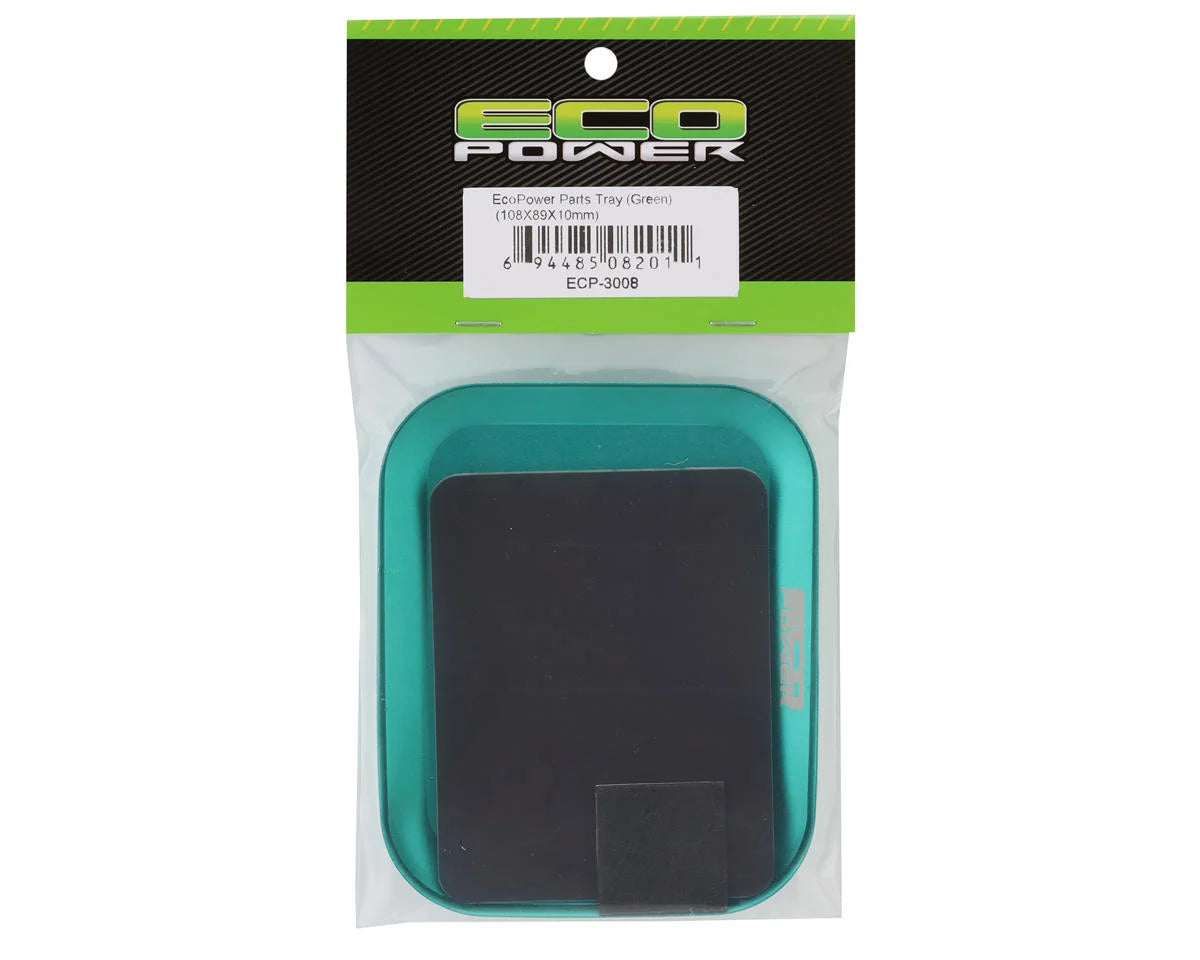 EcoPower Small Aluminum Magnetic Parts Tray/Screw Catcher Green ECP-3008