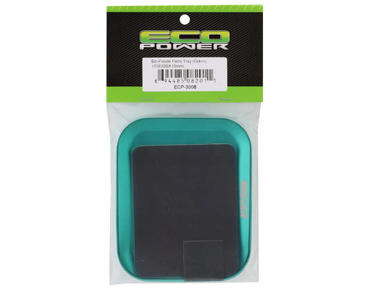 EcoPower Small Aluminum Magnetic Parts Tray/Screw Catcher Green ECP-3008