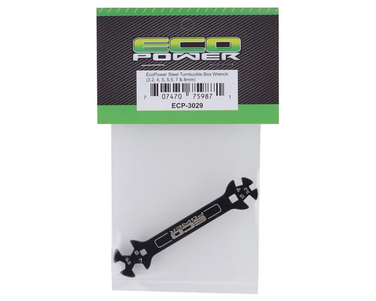 ECO POWER Steel Turnbuckle Box Wrench (3.2, 4, 5, 5.5, 7 & 8mm) ECP-3029