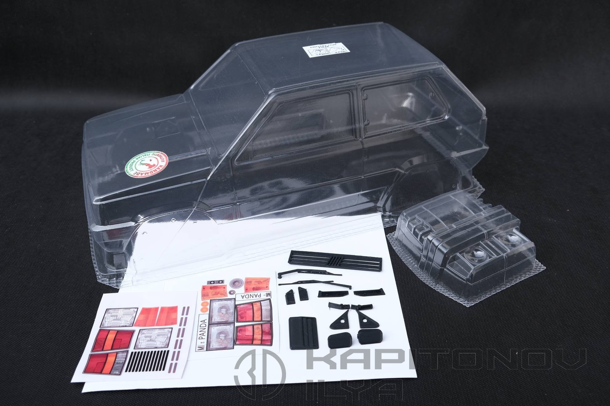 Panda Rc Cars Racing Fiat Panda RC body 267mm scaler lexan MST – Skunks Hobbies