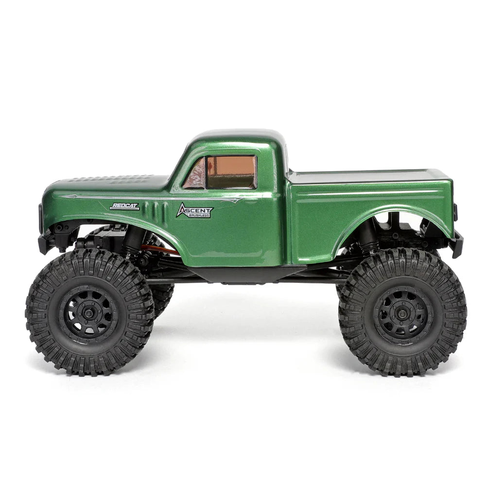Redcat Ascent-18 Brushless - 1/18 Scale Brushless Electric Rock Crawler Green