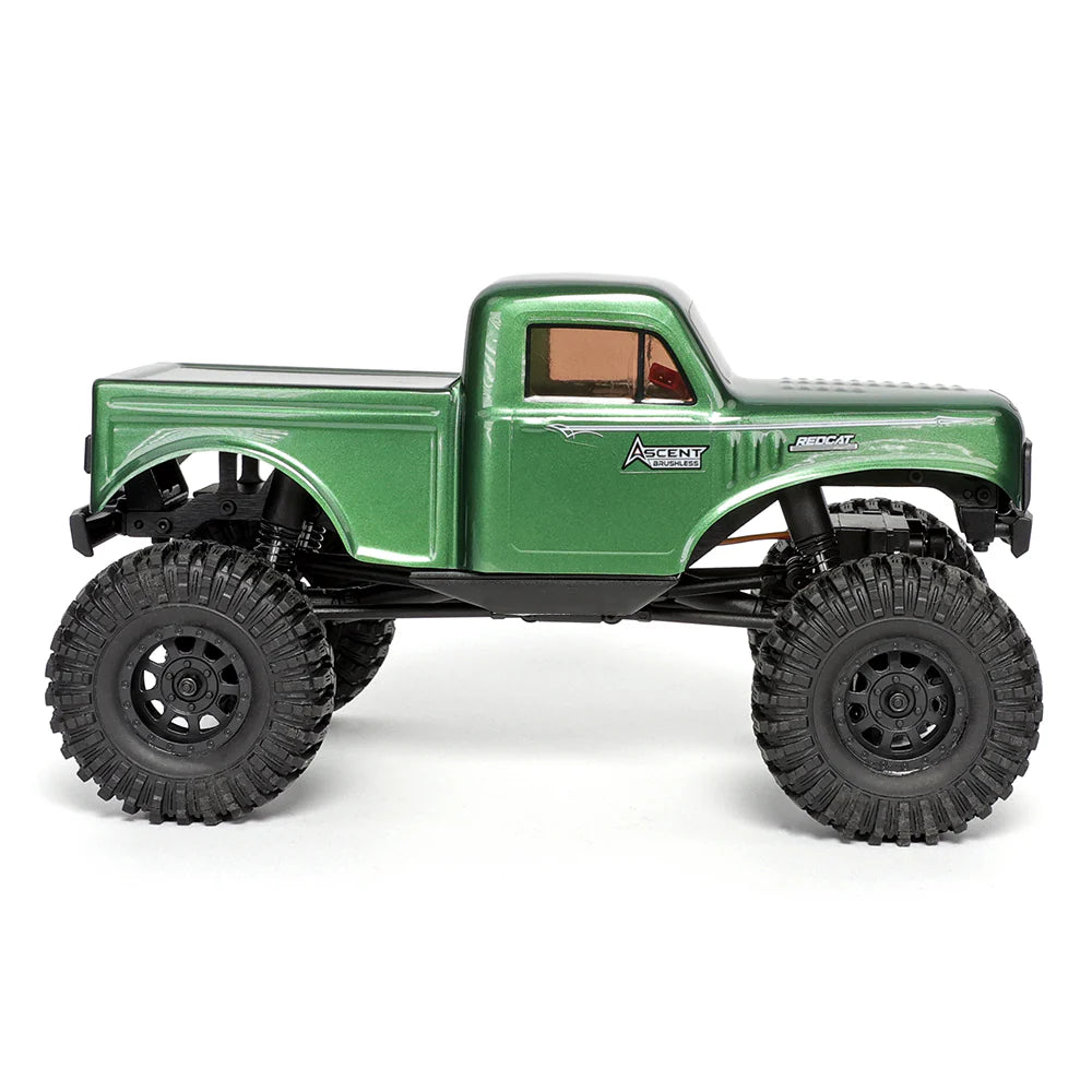 Redcat Ascent-18 Brushless - 1/18 Scale Brushless Electric Rock Crawler Green