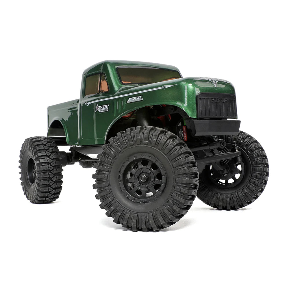 Redcat Ascent-18 Brushless - 1/18 Scale Brushless Electric Rock Crawler Green