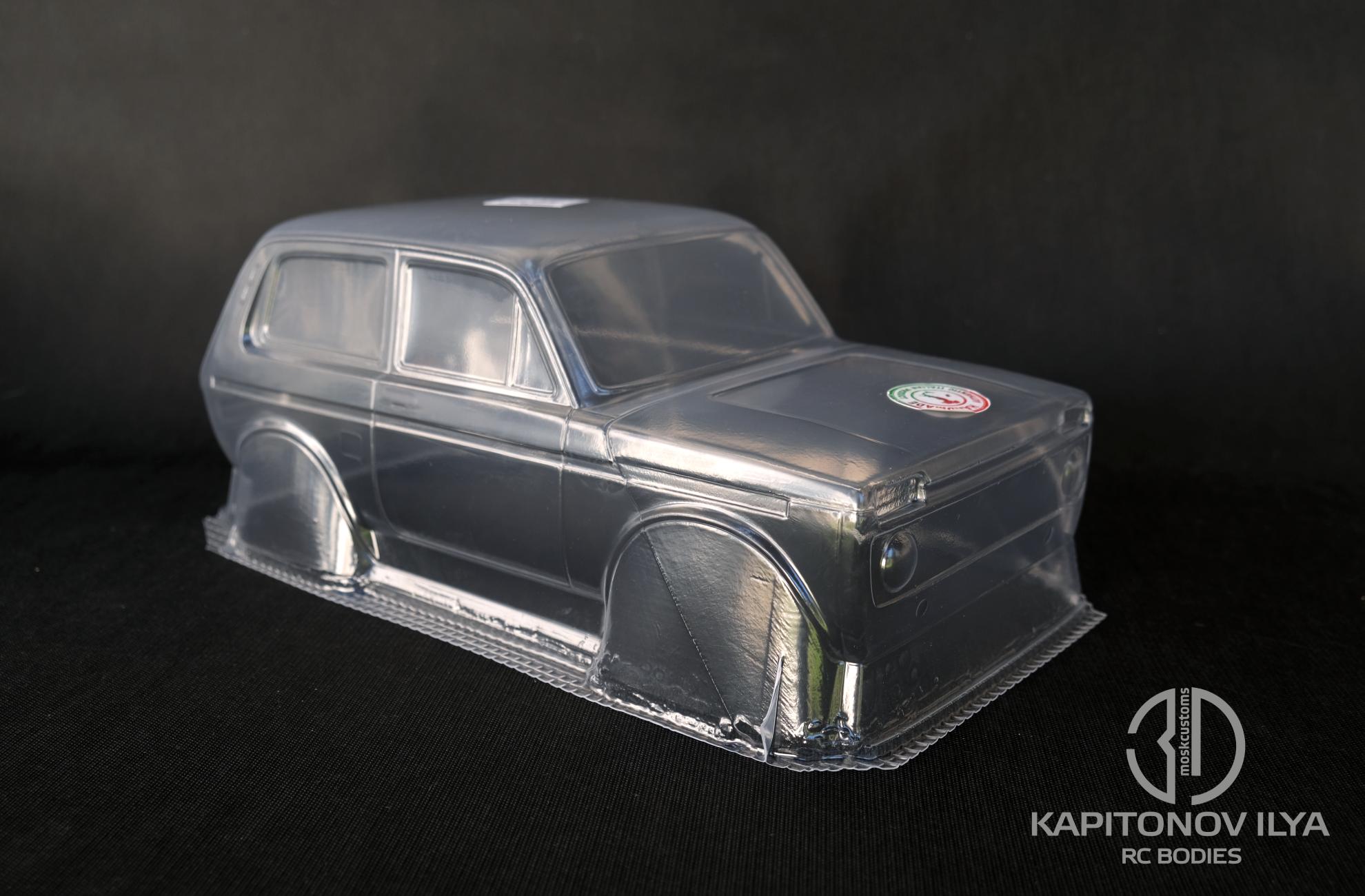 LADA NIVA RC body 252mm scaler lexan MST Skunks Hobbies