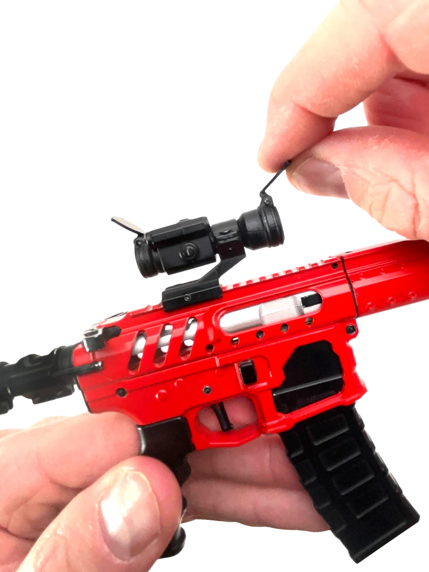 GOATGUNS 1:3 AR15 Skeleton Model Red