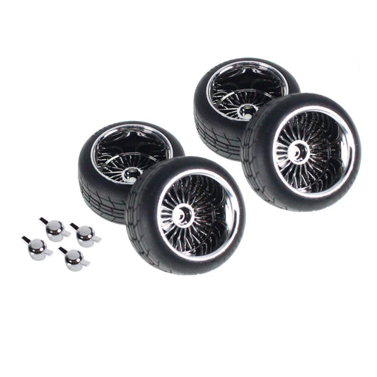 Redcat Racing Pre-Mounted R15 Radial Tires w/ 40 Spoke Wheels RER23183