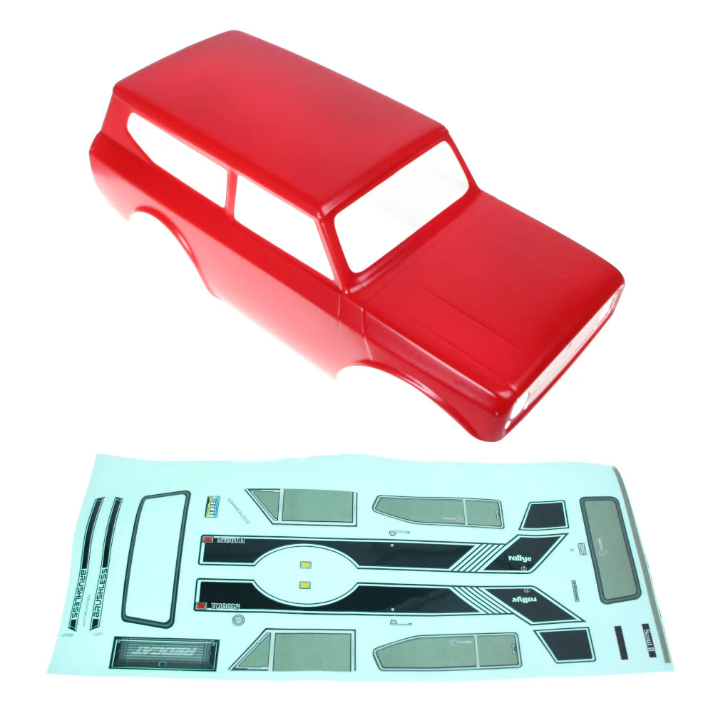 Redcat Racing Scout II Crawler Body Red RER39776