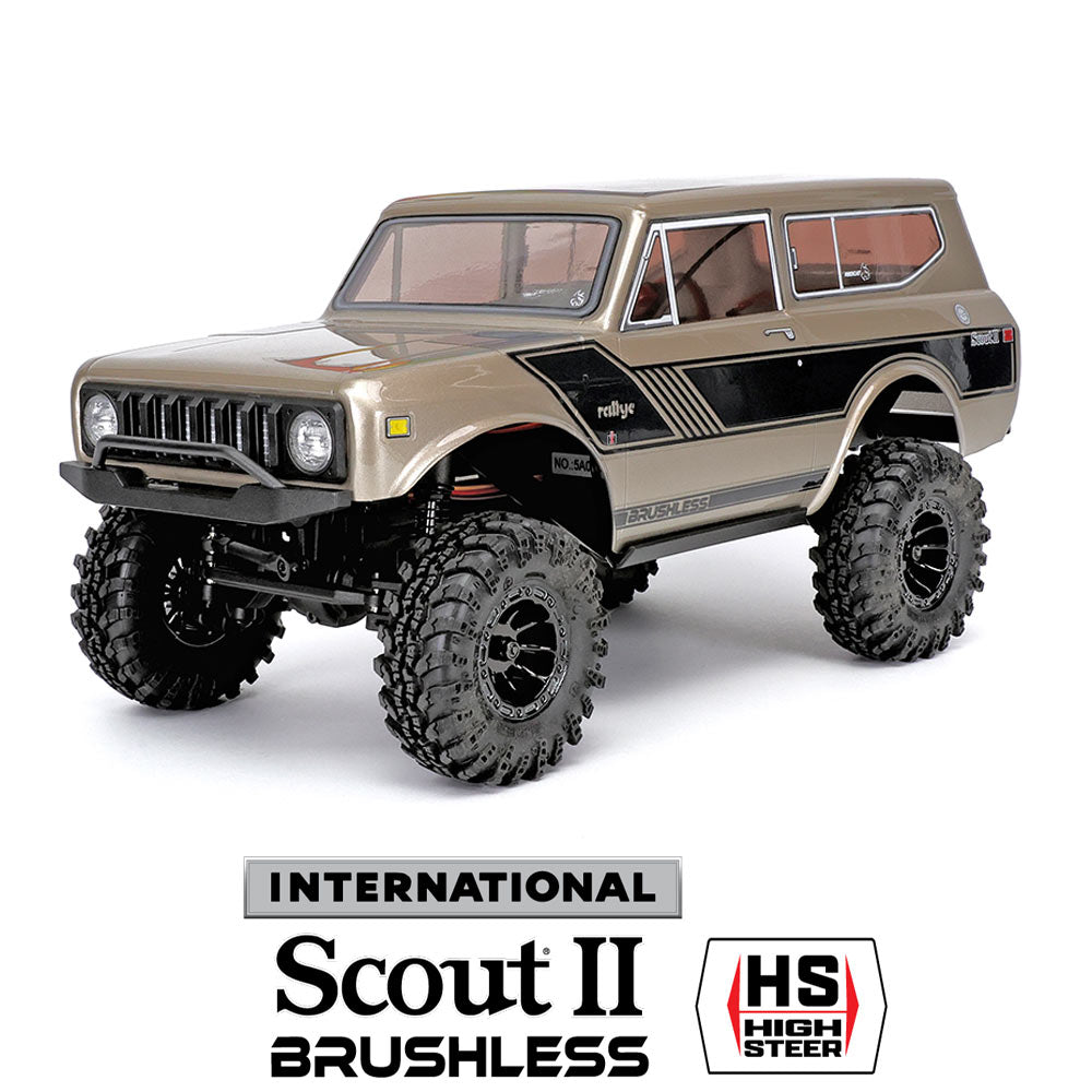 Ascent-18 International Scout II Brushless Rock Crawler - Gold Dust