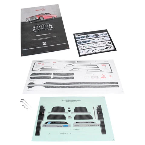 Redcat 64 Impala Trim Sticker Kit w/ manual (1pc)