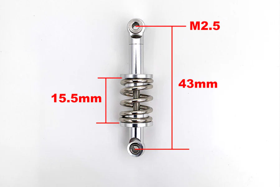 Jevries Monte Hop shocks 43mm (set of 2)