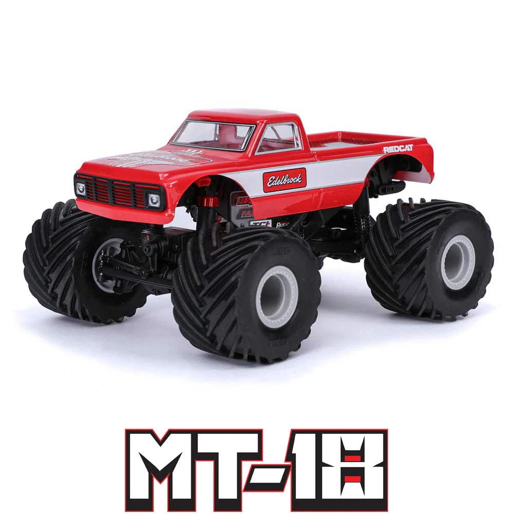 Redcat MT-18 - 1/18 Scale Brushed Electric Monster Truck Edelbrock RER33540
