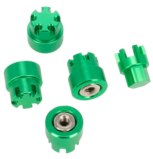 Powerhobby Aluminum M2 Wheel Nuts Cap for 1/24 Axial SCX24 PHSCX24760Green