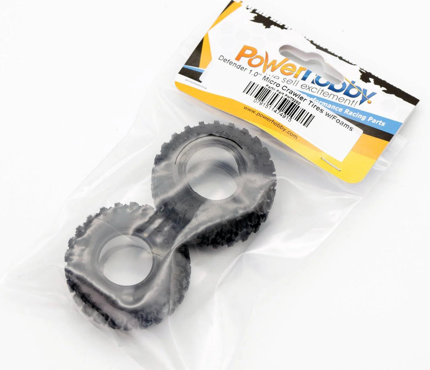 Powerhobby Defender 1.0” Micro Crawler Tires 1/24 PHT3202