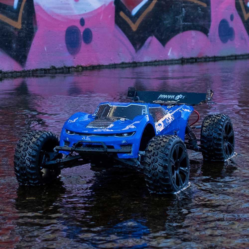 Redcat Piranha TR10 RC Car - 1:10 Brushed 2WD Electric Truggy RER10771