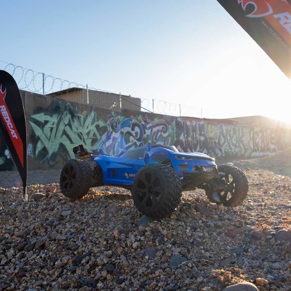 Redcat Piranha TR10 RC Car - 1:10 Brushed 2WD Electric Truggy RER10771