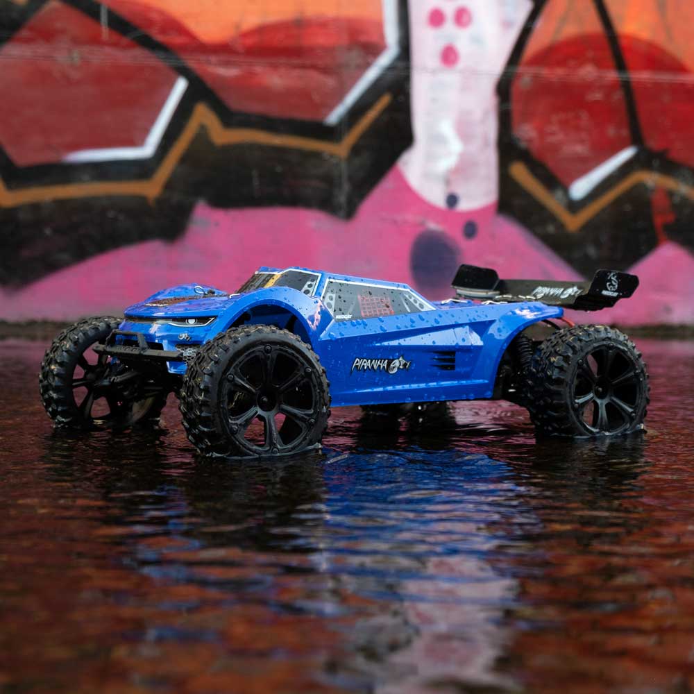 Redcat Piranha TR10 RC Car - 1:10 Brushed 2WD Electric Truggy RER10771