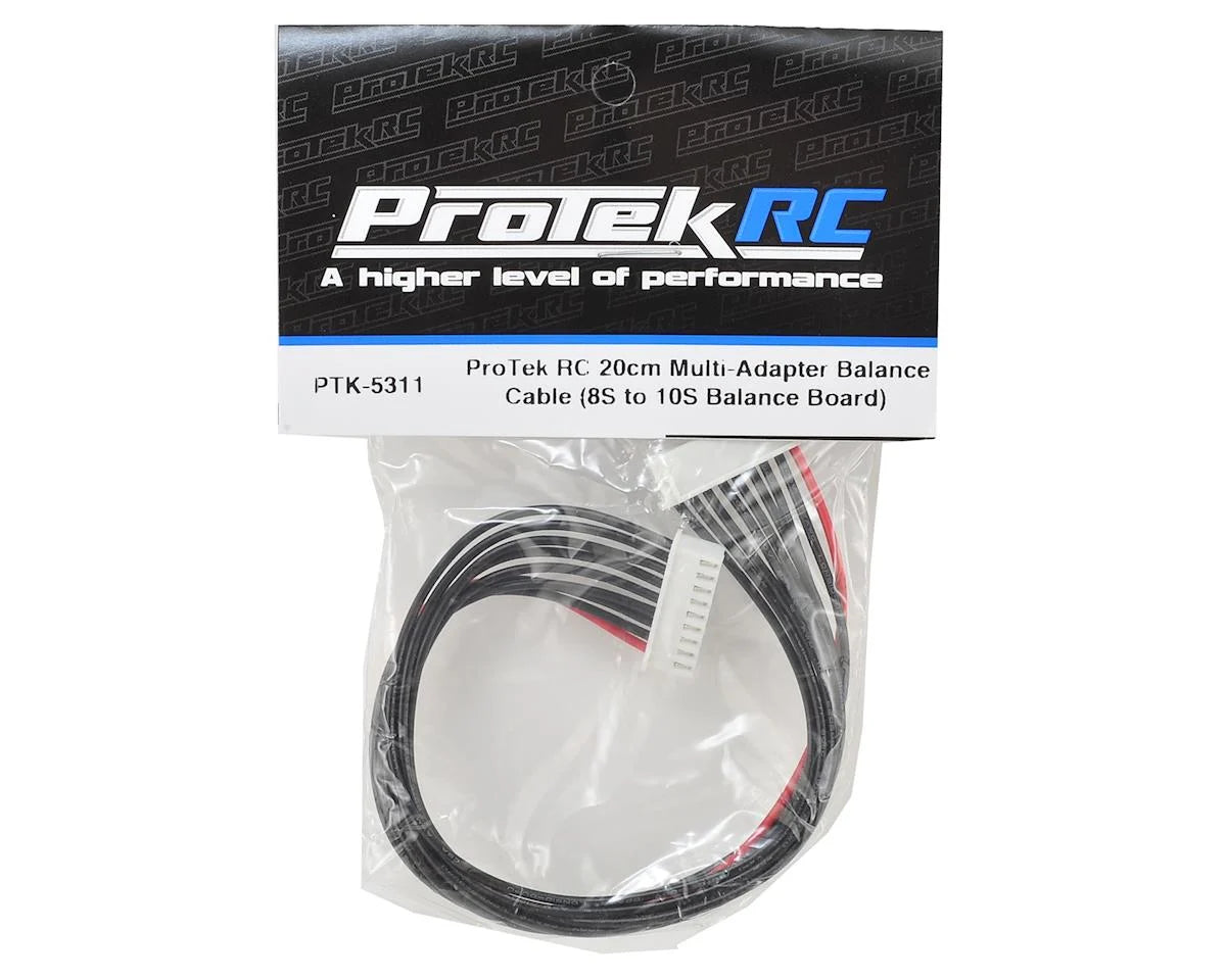 ProTek RC 20cm Multi-Adapter Balance Cable 8S to 10S Balance Board Discontinued