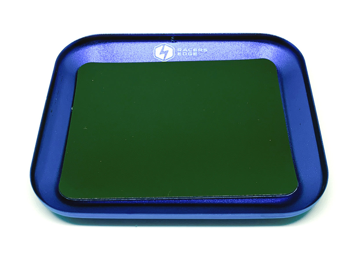 RACERS EDGE Aluminum Alloy Magnetic Screw Tray Blue RCE7250BL