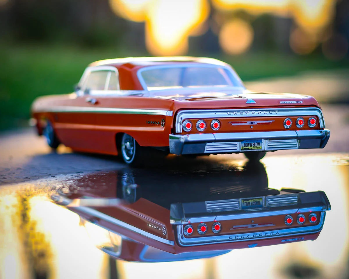 Redcat SixtyFour-18 1964 Chevrolet Impala SS 1/18 Hopping Lowrider Orange RER44938