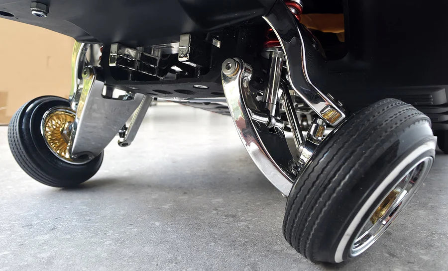 Jevries Chrome Front Suspension Kit Redcat Impala & LRH285 Chassis