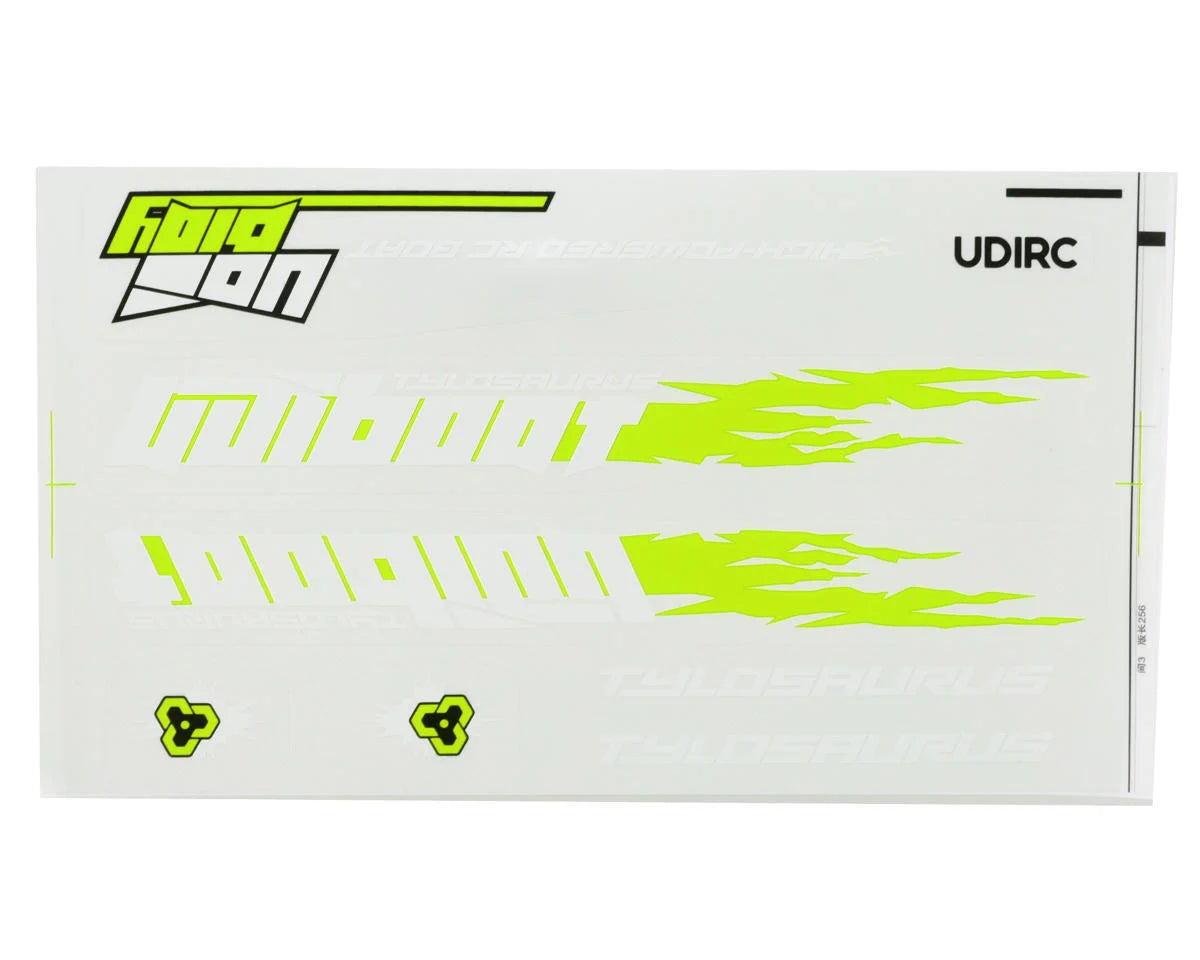 UDI RC Tylosaurus 25" High Speed Brushless Self-Righting RTR Electric Boat w/2.4GHz Radio, Battery & Charger