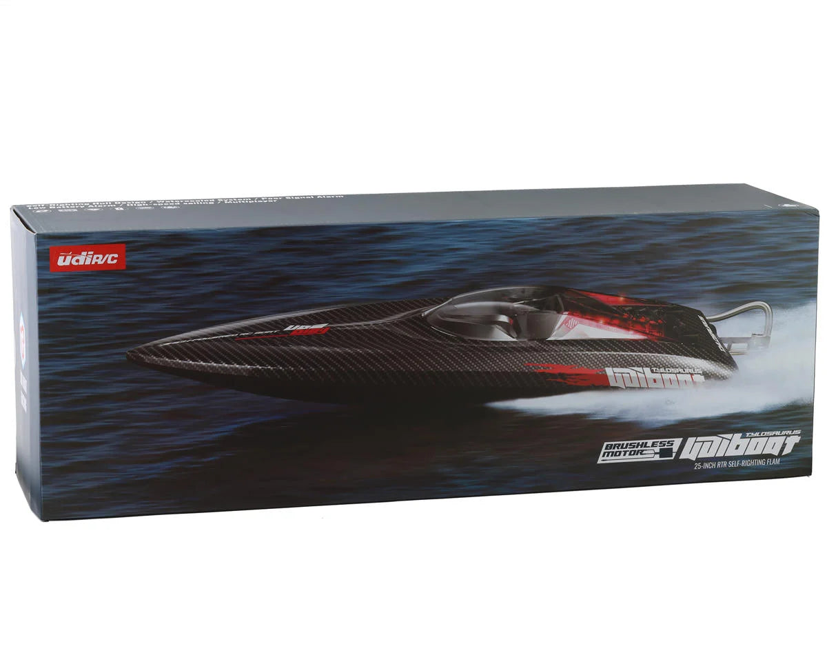 UDI RC Tylosaurus 25" High Speed Brushless Self-Righting RTR Electric Boat w/2.4GHz Radio, Battery & Charger