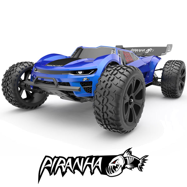 Redcat Piranha TR10 RC Car - 1:10 Brushed 2WD Electric Truggy RER10771