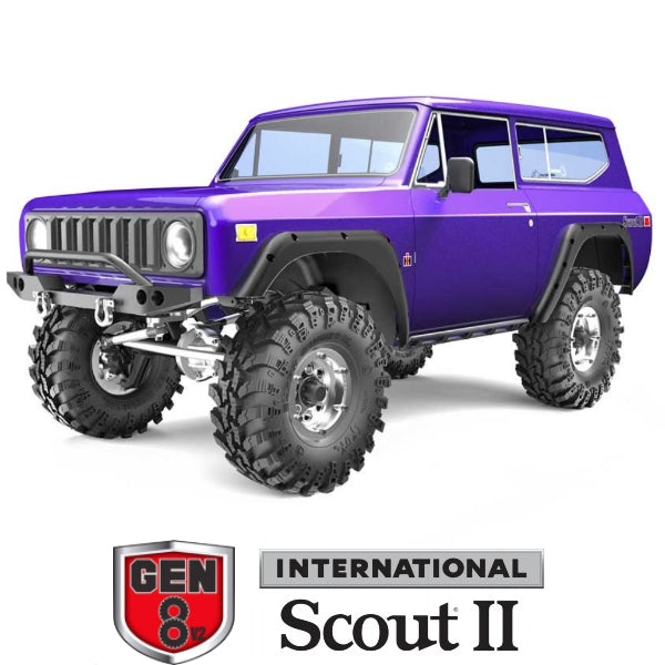 Redcat Racing Gen8 V2 Rock Crawler - Purple 1:10 International Scout II RER13034