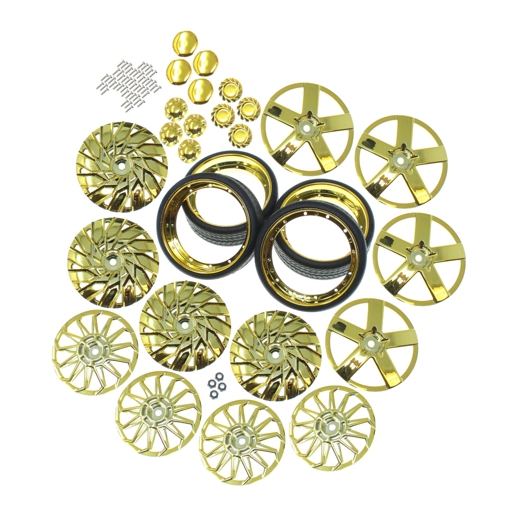 Redcat Racing Gold 26” Wheel & Tire Combo Kit 3 Styles RER19791