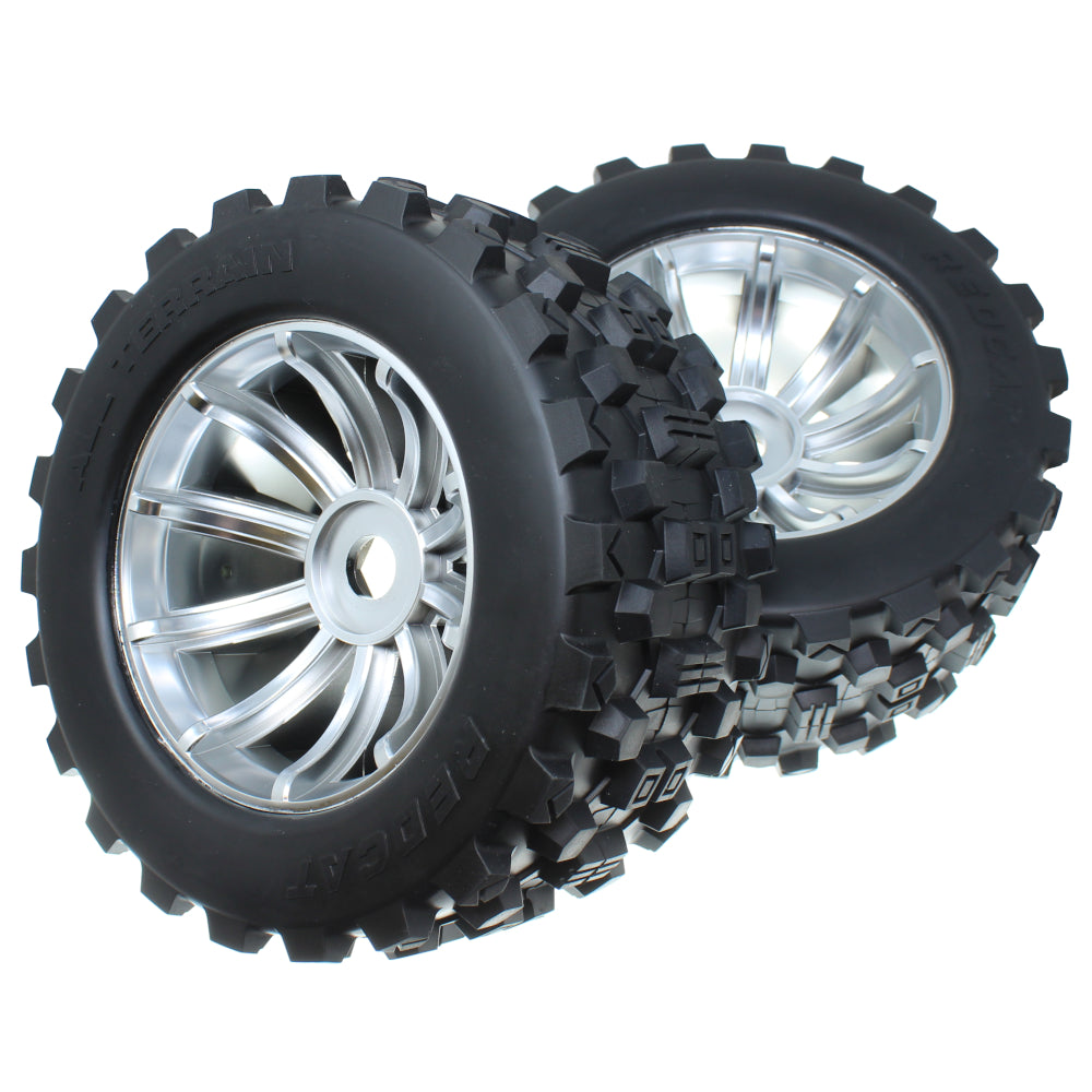 Vigilante Pre-Mounted Tires w/ Wheels (1pr)