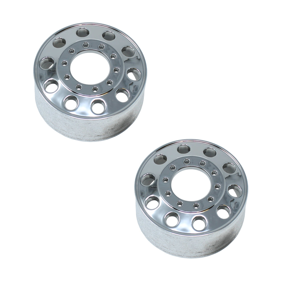 Fr Wheels (Chrome)(Plastic)(2pcs)