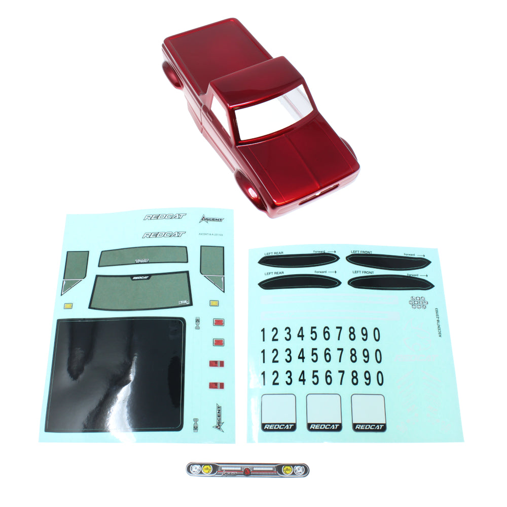 Ascent 18 Crawler Body (Red)(1pc)