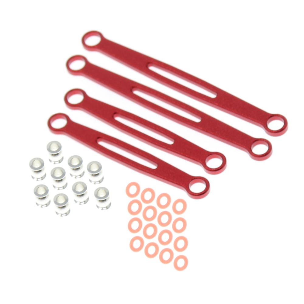 Front Links (Aluminum)(Red)(4pcs)