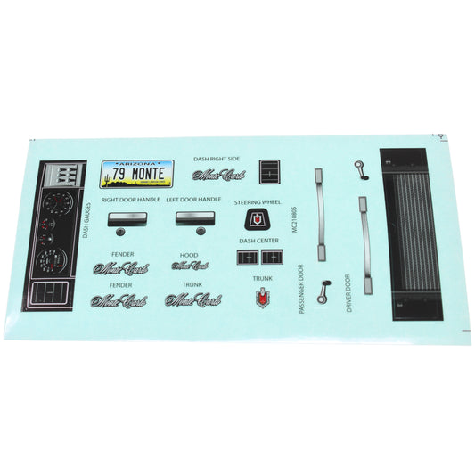 Redcat Racing Monte Carlo Decal Sheet RER15315