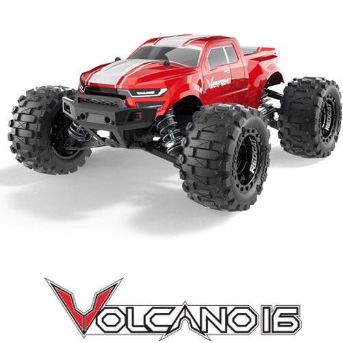 Redcat Racing Volcano-16 Red 1/16th Electric Truck RER13648